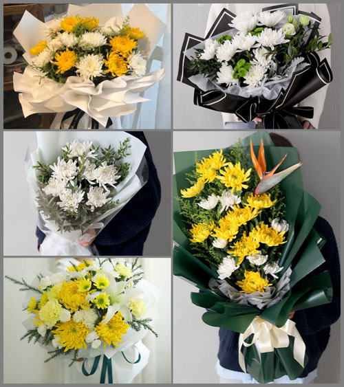 贵州毕节市大方县雨冲乡鹏银村白事花束代送